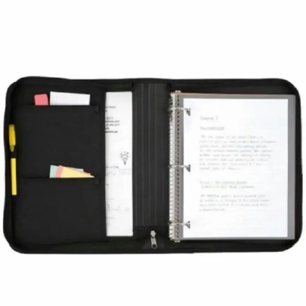 Mead sequin gold black Binder school office supplies